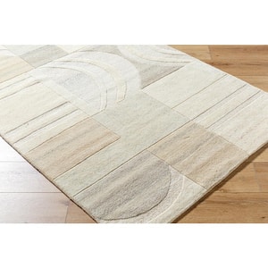 Brook Light Beige 2 ft. x 3 ft. Modern Indoor Area Rug