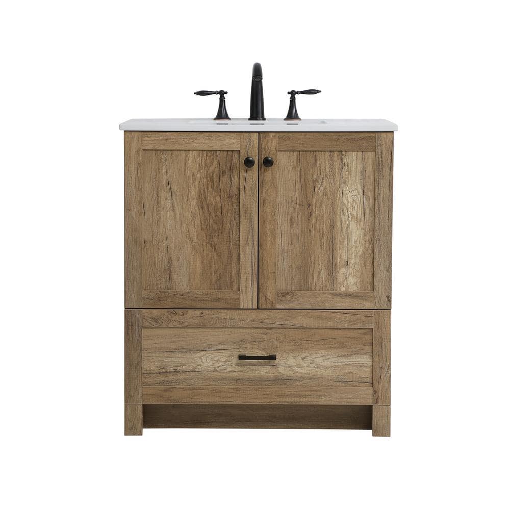 Timeless Home Silas 30 in. W x 19 in. D x 34 in. H Single Bathroom Vanity T