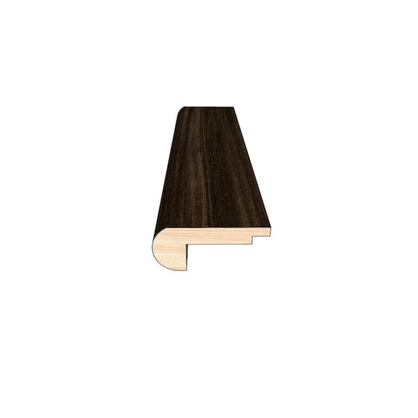 OptiWood Roasted Cashew 0.45 in. Thick x 2 in. Width x 78 in. Length Overlap Stair Nose Molding