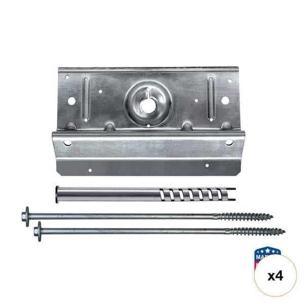 MAX Galvanized Brick Veneer Ledger Connector Combo (4-Qty)