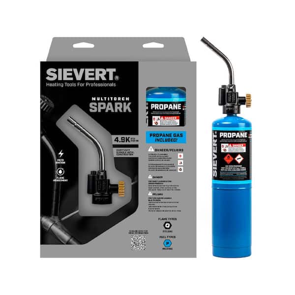 SIEVERT 14.1 oz. Propane Multi-Torch Spark Torch Kit