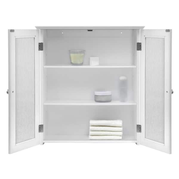 Leist Teamson Home Conner 27 x 32 Floor Storage Cabinet, White