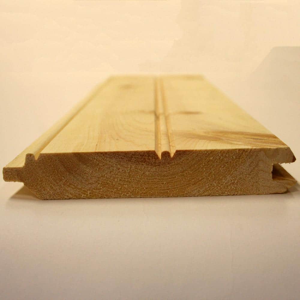 1 in. x 6 in. x 8 ft. Pine Board Pattern Tongue and Groove