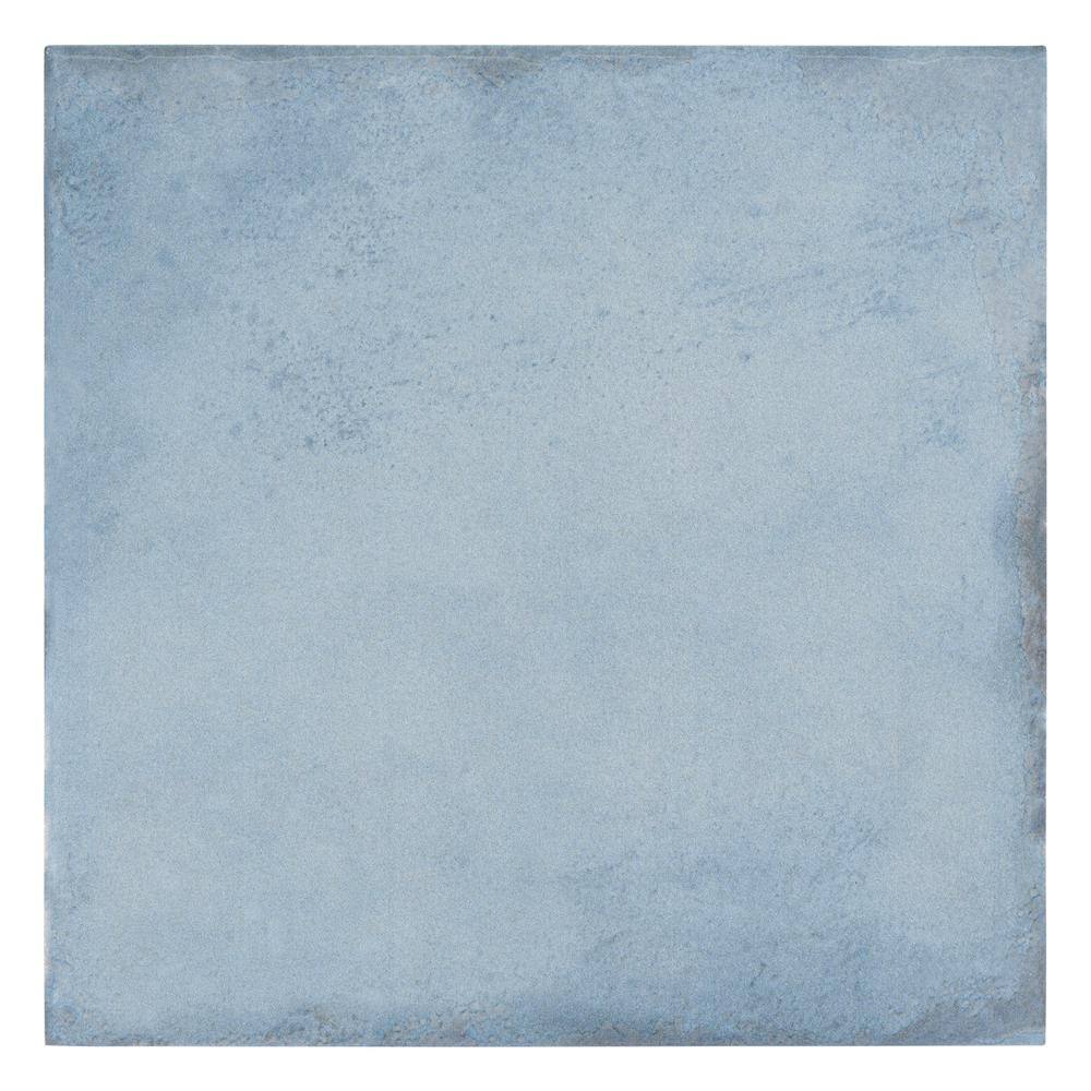 Poise Pacific Blue Matte Porcelain Square Wall and Floor Tile