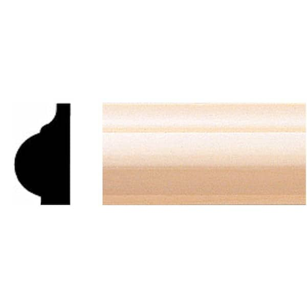 HOUSE OF FARA 5/8 in. x 1-1/4 in x 8 ft. Hardwood Panel Moulding