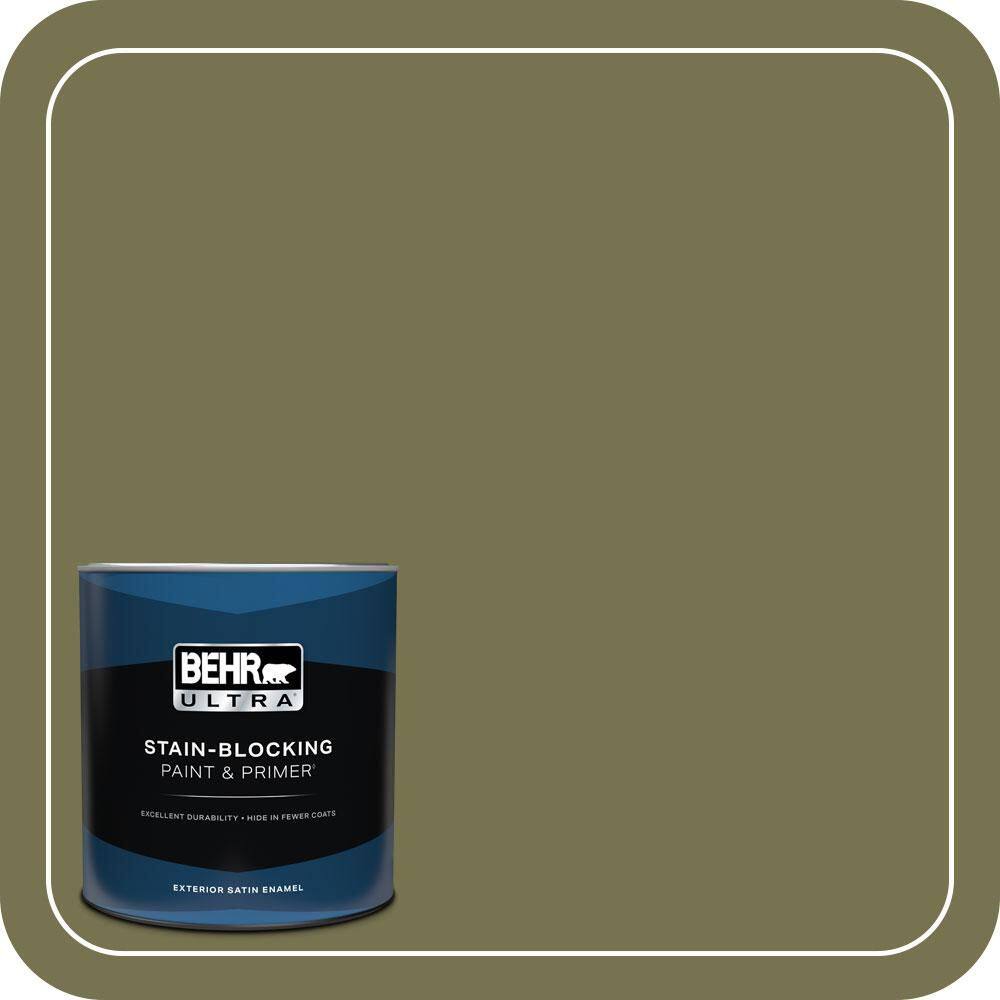 1 qt. #S350-6 Truly Olive Satin Enamel Exterior Paint & Primer price history on PriceWatchPro