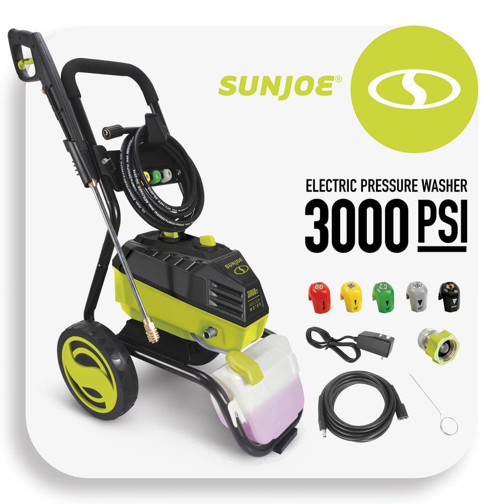 Sun Joe 2300 PSI 1.1 GPM 14.5 Amp High Performance Cold Water Corded Electric  Pressure Washer SPX4600 - The Home Depot