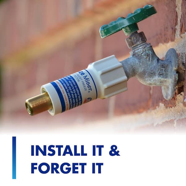 FREEZE MISER Outdoor Faucet Freeze Protector 6000-01 - The Home Depot