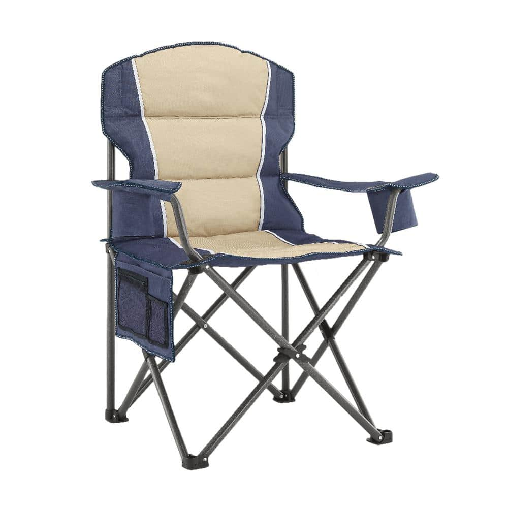 PRIVATE BRAND UNBRANDED Blue Oversize Folding Chair AC024-2 - The Home ...