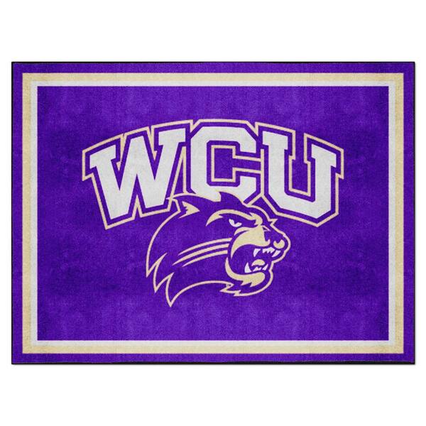 FANMATS Western Carolina Catamounts Purple 8 ft. x 10 ft. Plush Area