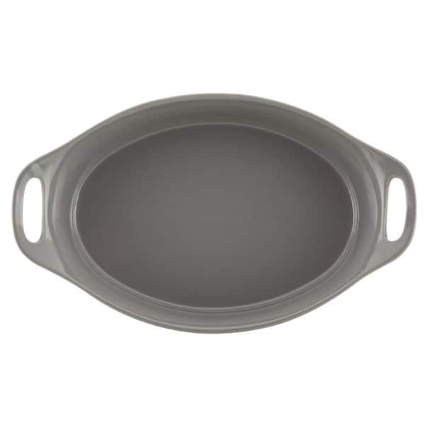 Rachael Ray Ceramic Rectangular 2-pc. AU Gratin Dish, Gray