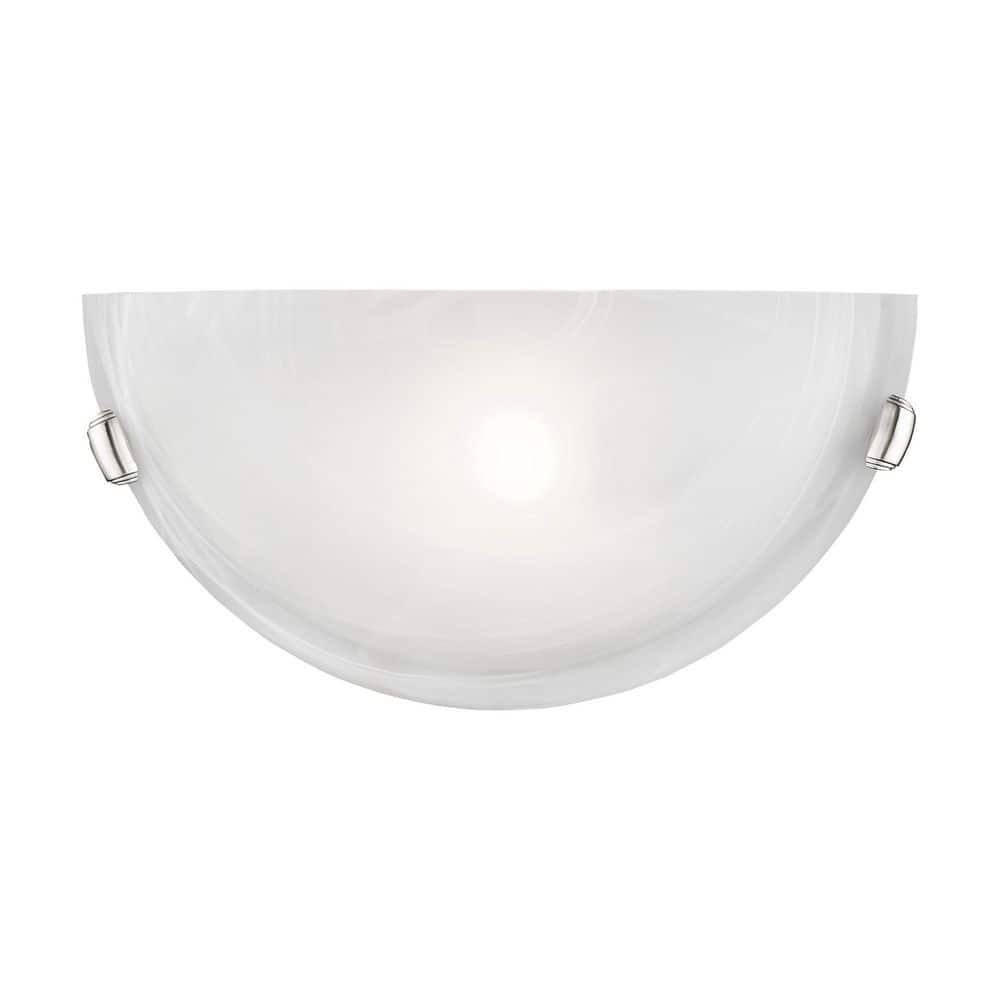 Contour Lines 8''x16'' Brushed Nickel Dimmable Wall Sconce