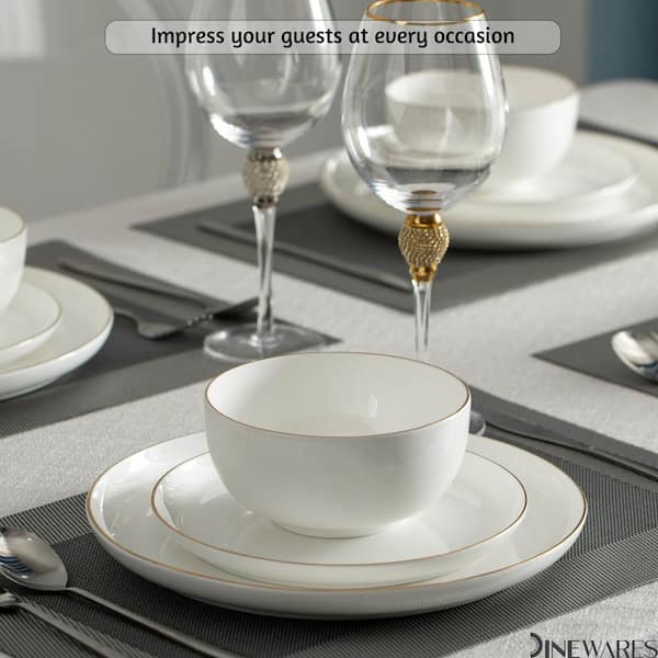 Dining Set 24 Piece Dinner Set Wilko Dinewares Perlaceo Collection