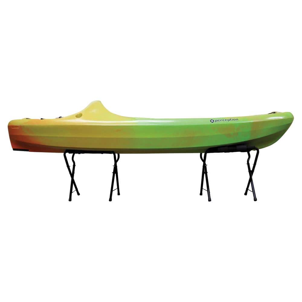 Black Folding Portable Kayak Stand with Foam Padding