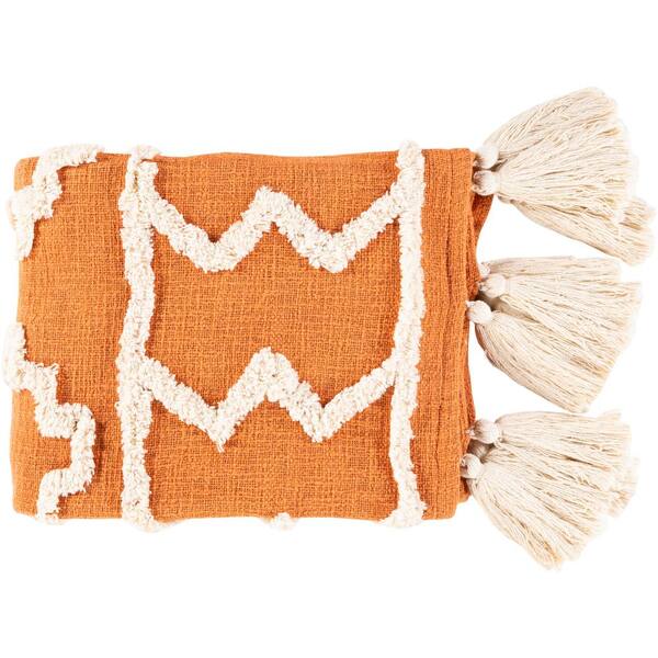 Artistic Weavers Gwawly Burnt Orange Throw Blanket