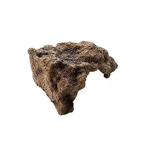 Afoxsos Small 4.1 in. x 5.5 in. x 3.1 in. Resin Rock Hideouts Cave Amphibian Habitat Shelter Decor