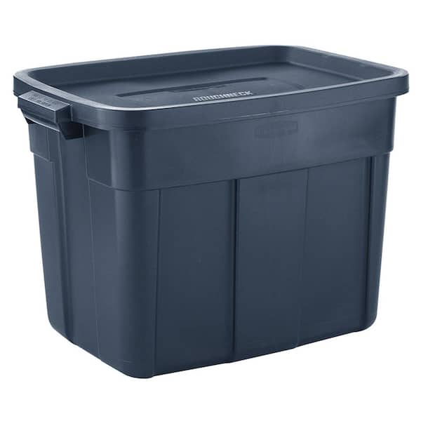Rubbermaid Commercial Products 18-Gallons Brown Plastic Commercial