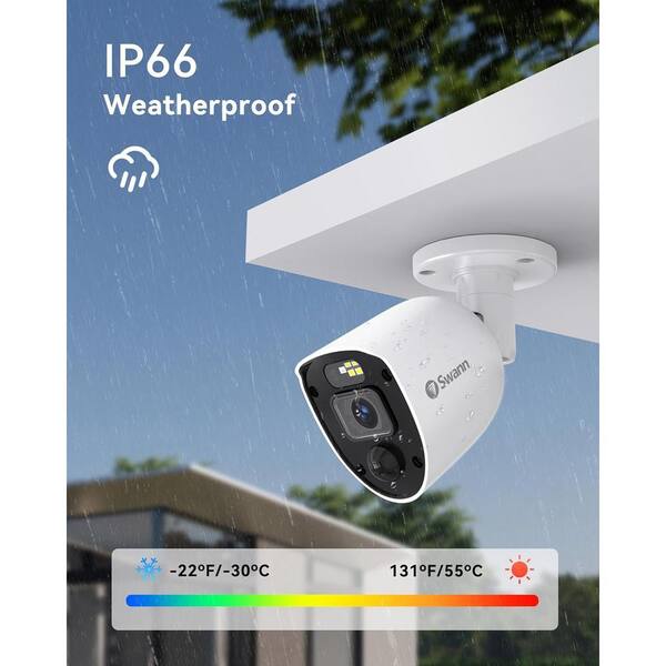 Swann 8-Channel 1080p 1TB Surveillance Camera System with 4 Wired