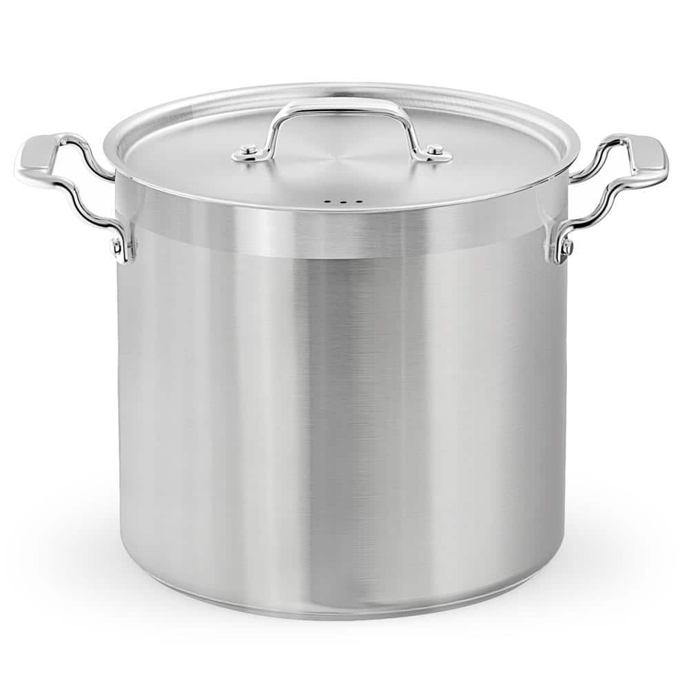 Photos - Stockpot NutriChef 1-Piece Stainless Steel Non-Stick Induction Sauce Pots Set-24 qt