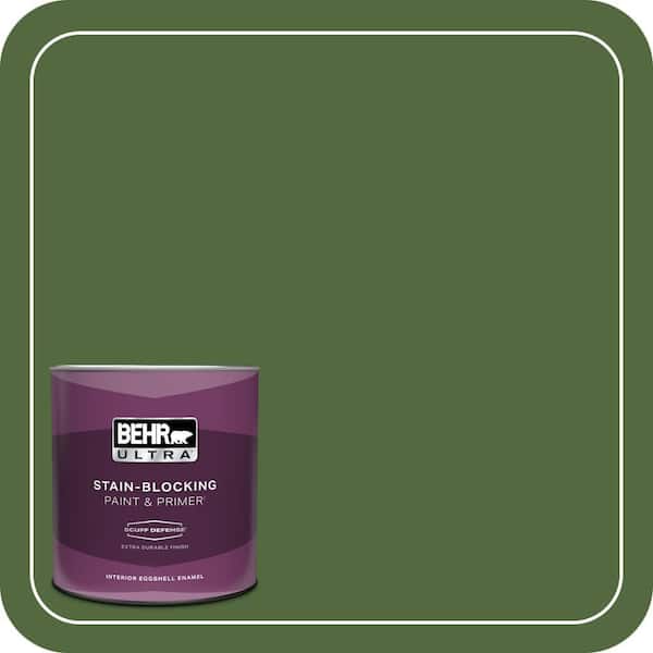 BEHR ULTRA 1 qt. #M380-7 Alfalfa Extract Extra Durable Eggshell Enamel Interior Paint & Primer