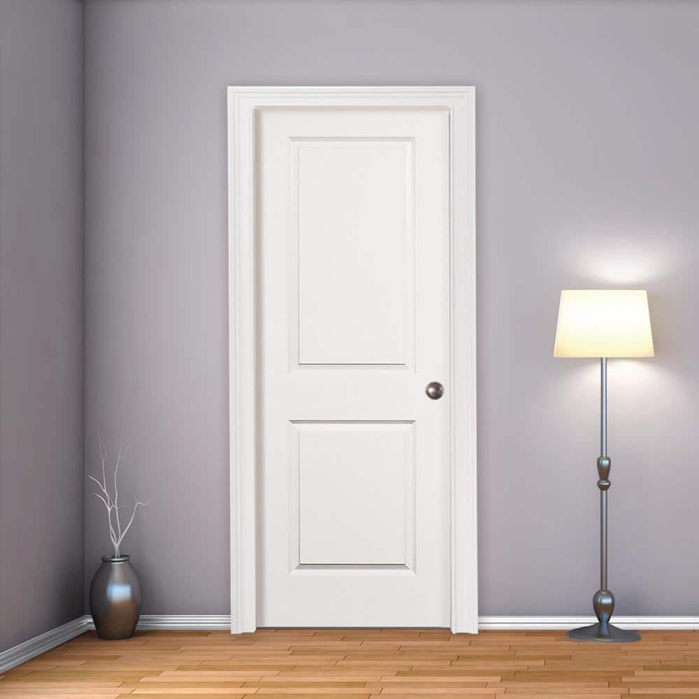 24 in x 80 in White Primed Solid Core Pine Interior Door Slab