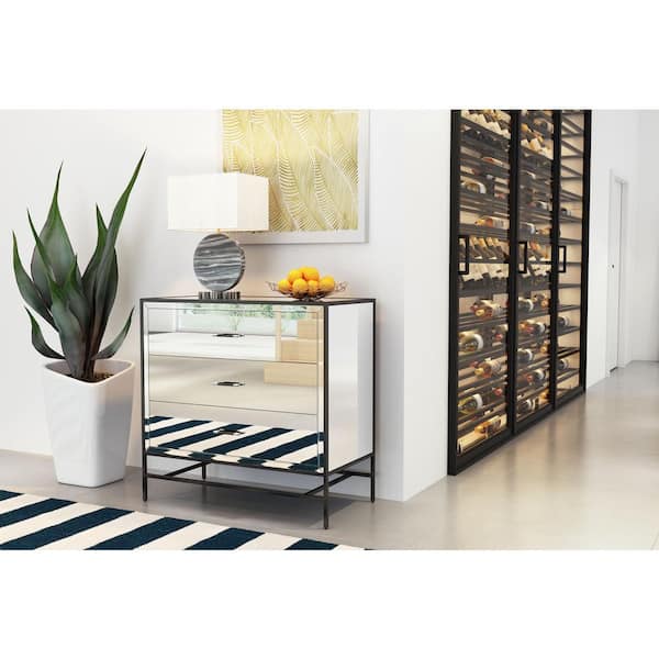 ZUO Upton Mirror and Metal Cabinet