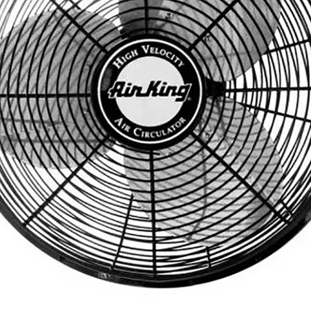 Air King 18-Inch Black Industrial Ceiling Mount Fan