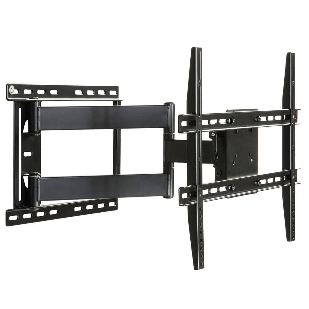 Black Steel Full Motion Wall Mount Kit for 37" to 64" TVs