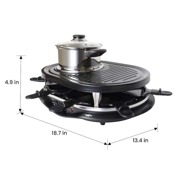 Total Chef TCRF08BN Raclette Party Grill 