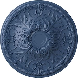 32-3/8" x 3-1/2" Tristan Urethane Ceiling Medallion (Fits Canopies up to 6-1/4"), Hand-Painted Americana