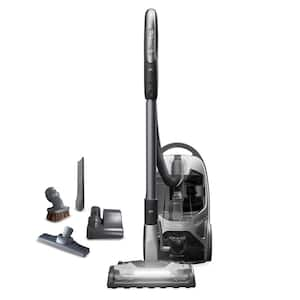 POP-N-GO Bagged Corded HEPA Multisurface Gray Canister Vacuum with Hair Eliminator Brushroll