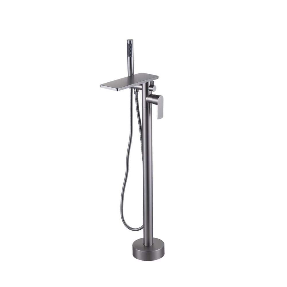 2-Handle Claw Foot Tub Faucet with Hand Shower in. Brushed Nickel price history on PriceWatchPro