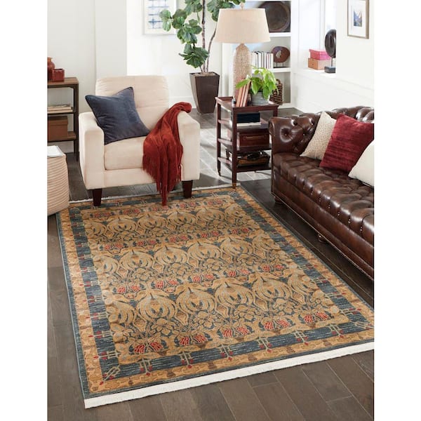 Edinburgh Carnation Blue 9' 0 x 12' 0 Area Rug