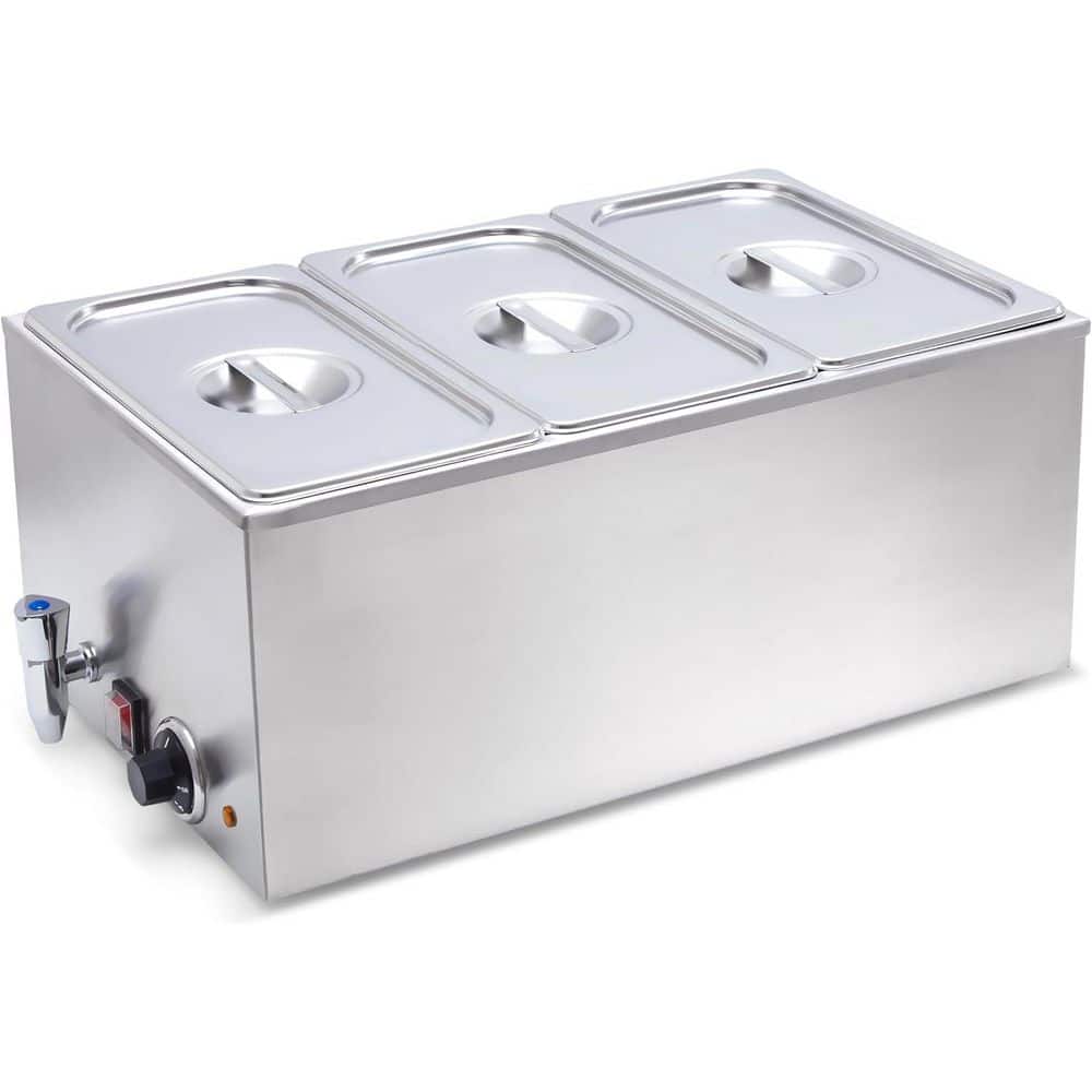 3 Sections Stainless Steel Bain Marie Food Warmer price history on PriceWatchPro