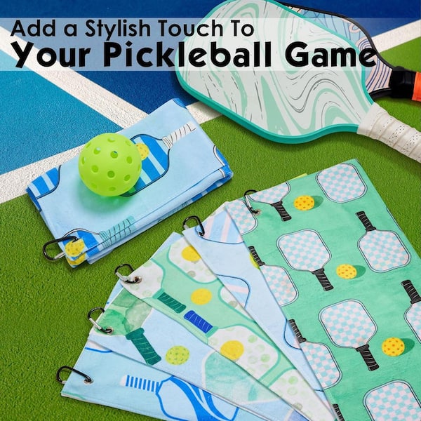 SenQWFa 15 in. W x 17 in. D x Soft Pickleball Towel Set Absorbent