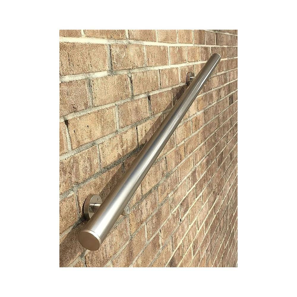 B52 2 ft. Silver Anodized Aluminum Handrail Kit 1.6 Diameter s160-2ft ...