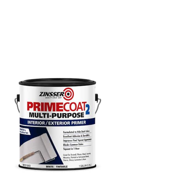 PrimeCoat2 1 Gallon White Water Based Interior/Exterior Multi-Purpose Primer & Sealer