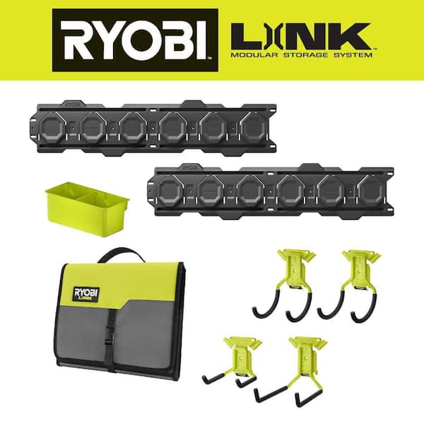 RYOBI LINK 7-Piece Wall Storage Kit with LINK Circular Saw Blade Storage