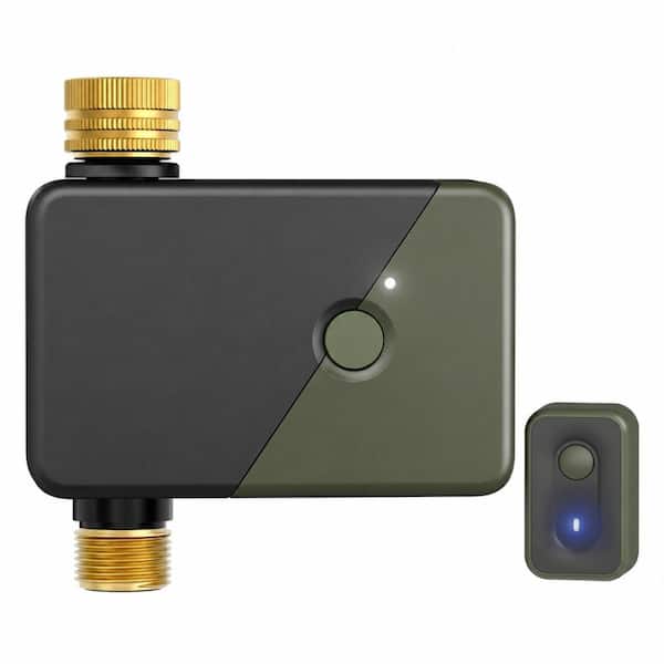 WiFi Smart Hose Sprinkler Timer with Brass Inlet, 6 Irrigation Plans, Alexa and Google Assistant Compatible, Rain