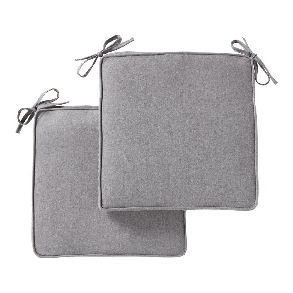 Sunbrella Cast Slate Square Reversible Outdoor Seat Cushion (2-Pack) price history on PriceWatchPro