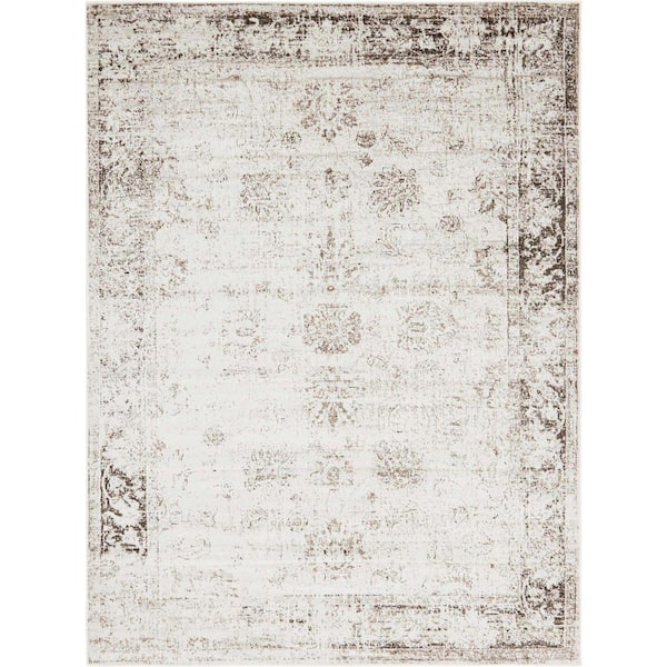 Unique Loom Casino Sofia Area Rug - 9' x 12' Beige