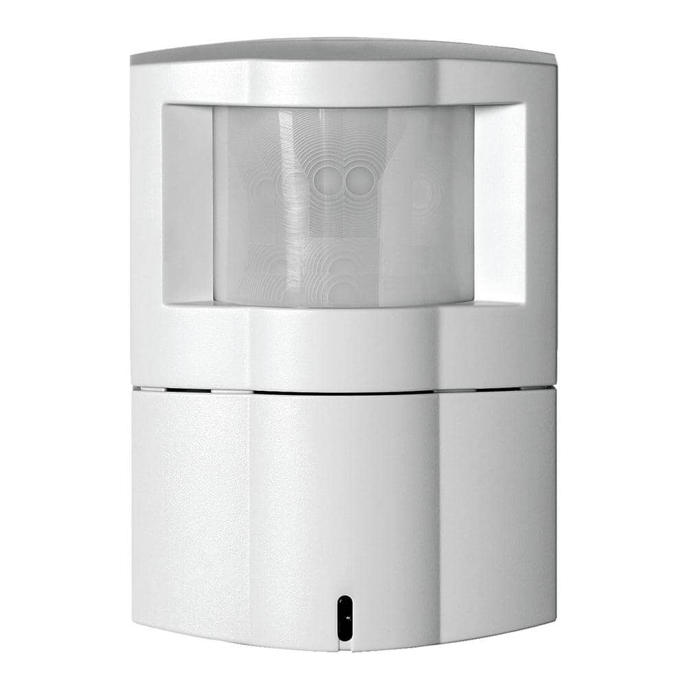 1200 sq. ft. 10/30-Volt DC Passive Infrared Occupancy and Vacancy Sensor Wall Corner Mount  White