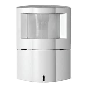 1200 sq. ft. 10/30-Volt DC Passive Infrared Occupancy and Vacancy Sensor Wall Corner Mount, White