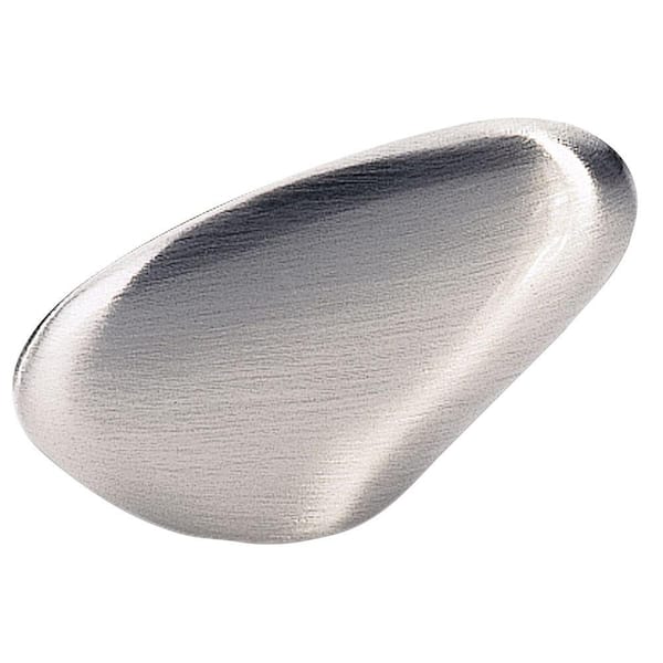 Palmerston Collection 1-11/16 in. (43 mm) x 1/2 in. (12 mm) Nickel Contemporary Cabinet Knob