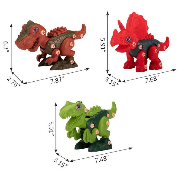  Dinosaur Toys for 3-8 Year Old Boys,Dino Projection