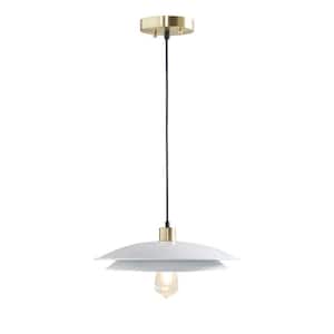 ミシュラン ベイビーBIBランプ ホワイト Light Society Zeno Globe Pendant, Matte White with Brass