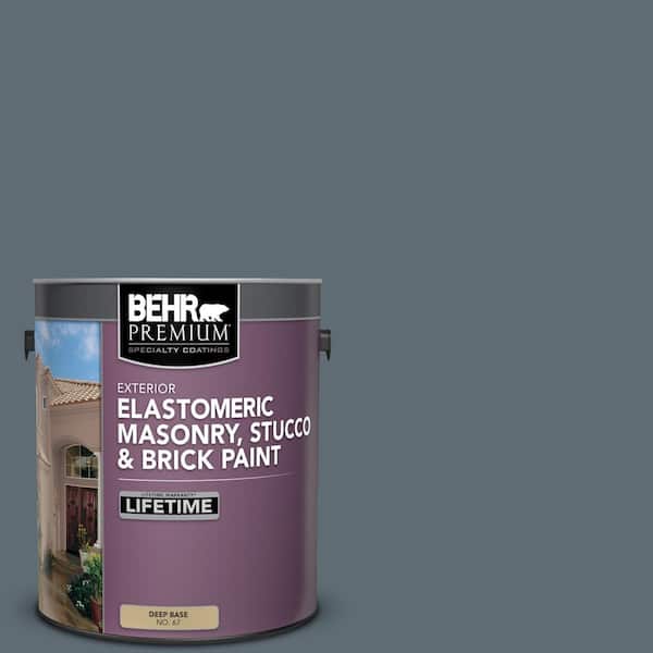BEHR PREMIUM 1 gal. #PPU26-22 Summer Storm Elastomeric Masonry, Stucco and Brick Exterior Paint