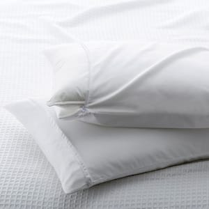 300-Thread Count Cotton Sateen Queen Pillow Protector