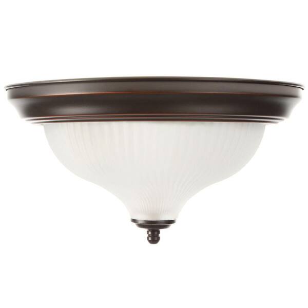 hampton bay oil rubbed bronze flush mount