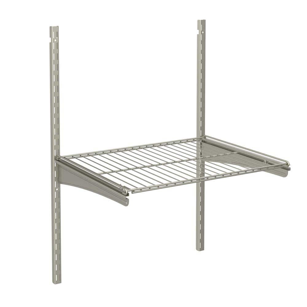 ClosetMaid 4 in. H x 21 in. W Nickel Steel Drawer Hardware Kit